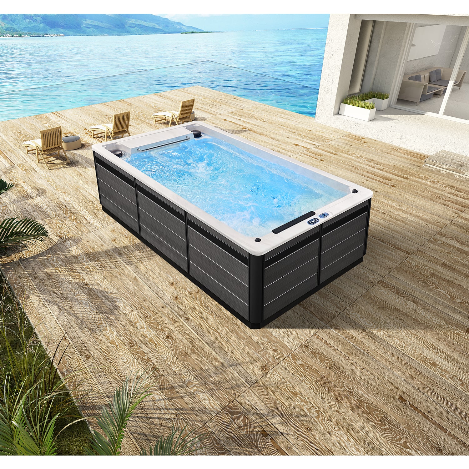 Плавательный спа бассейн Mexda WS-115EIII (рис.2) Плавательный спа бассейн Mexda WS-115EIII (рис.2)